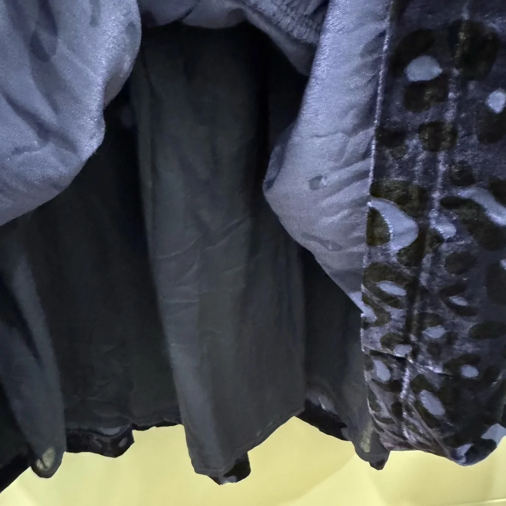 Anthropologie Maeve Bettina Velvet Tiered Mini Short Dress - Picture 6 of 10